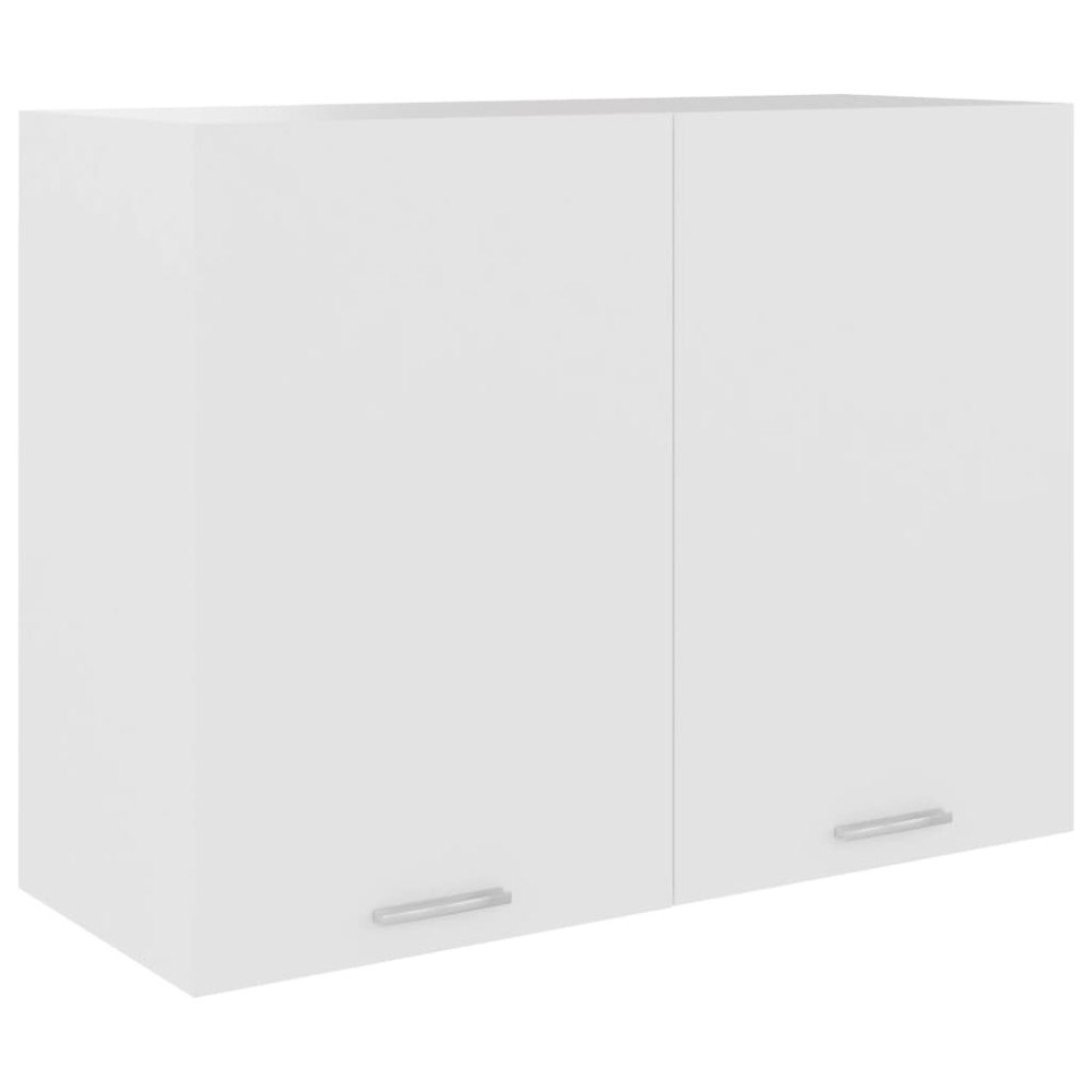 vidaXL Väggskåp “Lyon” vit 80x31x60 cm konstruerat trä