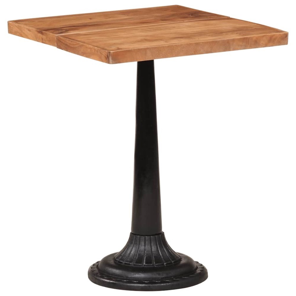 vidaXL Cafébord 60x60x76 cm massivt akaciaträ