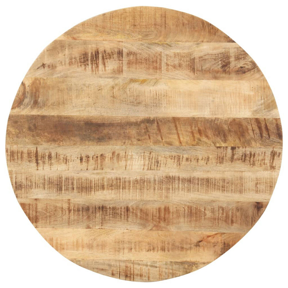 vidaXL Bordsskiva i massivt mangoträ rund 15-16 mm 60 cm