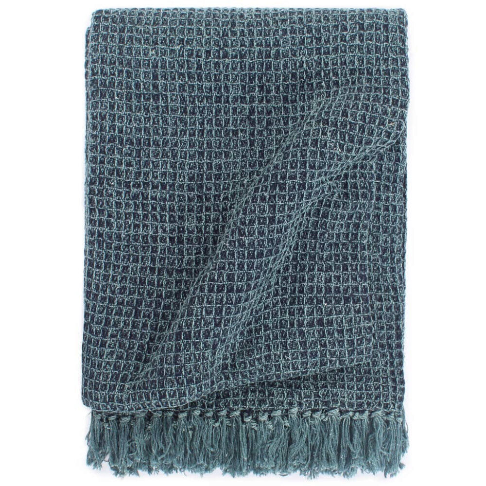 vidaXL Filt bomull 220x250 cm indigo