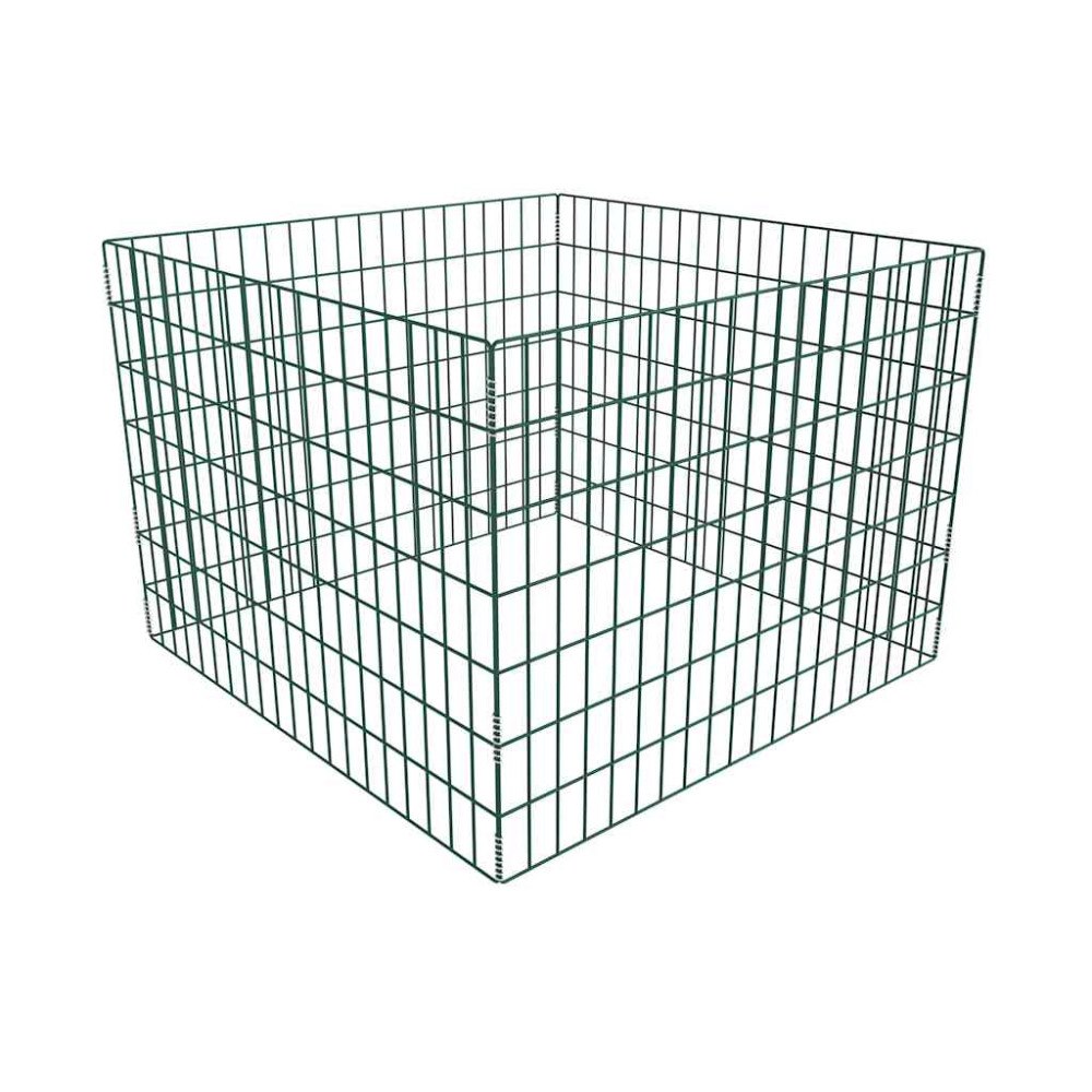 vidaXL Kompostgaller kvadrat 100 x 100 x 70 cm