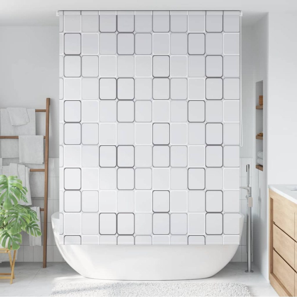 vidaXL Rullgardin för dusch 140x240 cm fyrkant