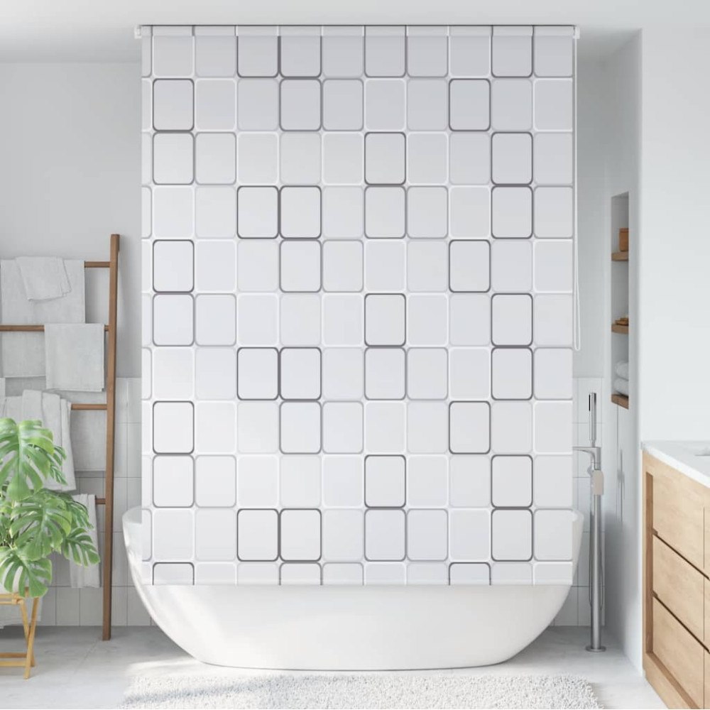 vidaXL Rullgardin för dusch 160x240 cm fyrkant