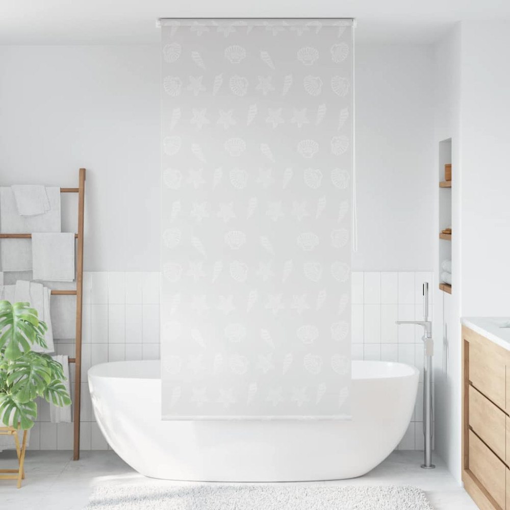 vidaXL Rullgardin för dusch 100x240 cm sjöstjärna