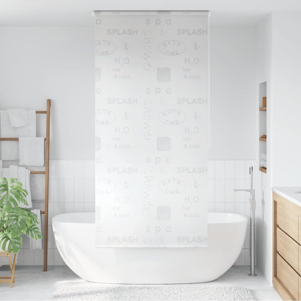 vidaXL Rullgardin för dusch 80x240 cm stänk