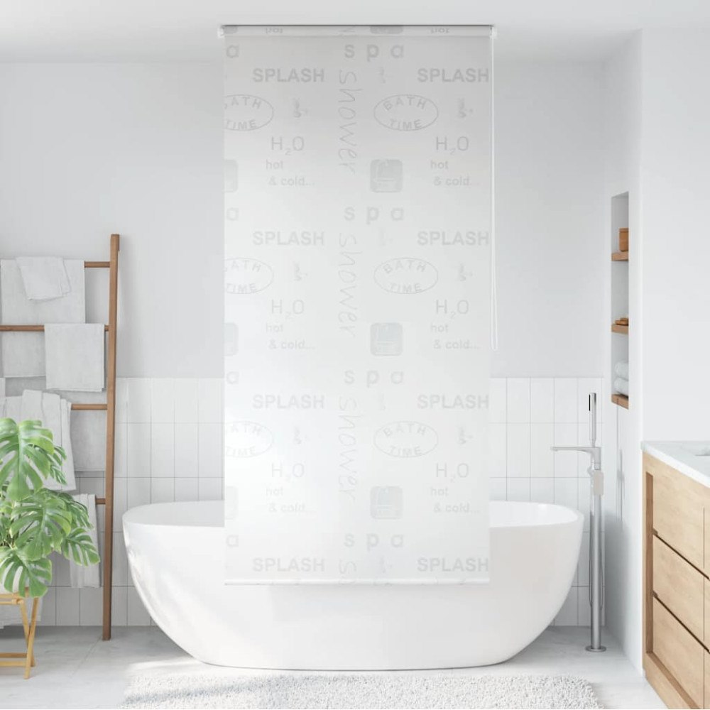 vidaXL Rullgardin för dusch 100x240 cm stänk
