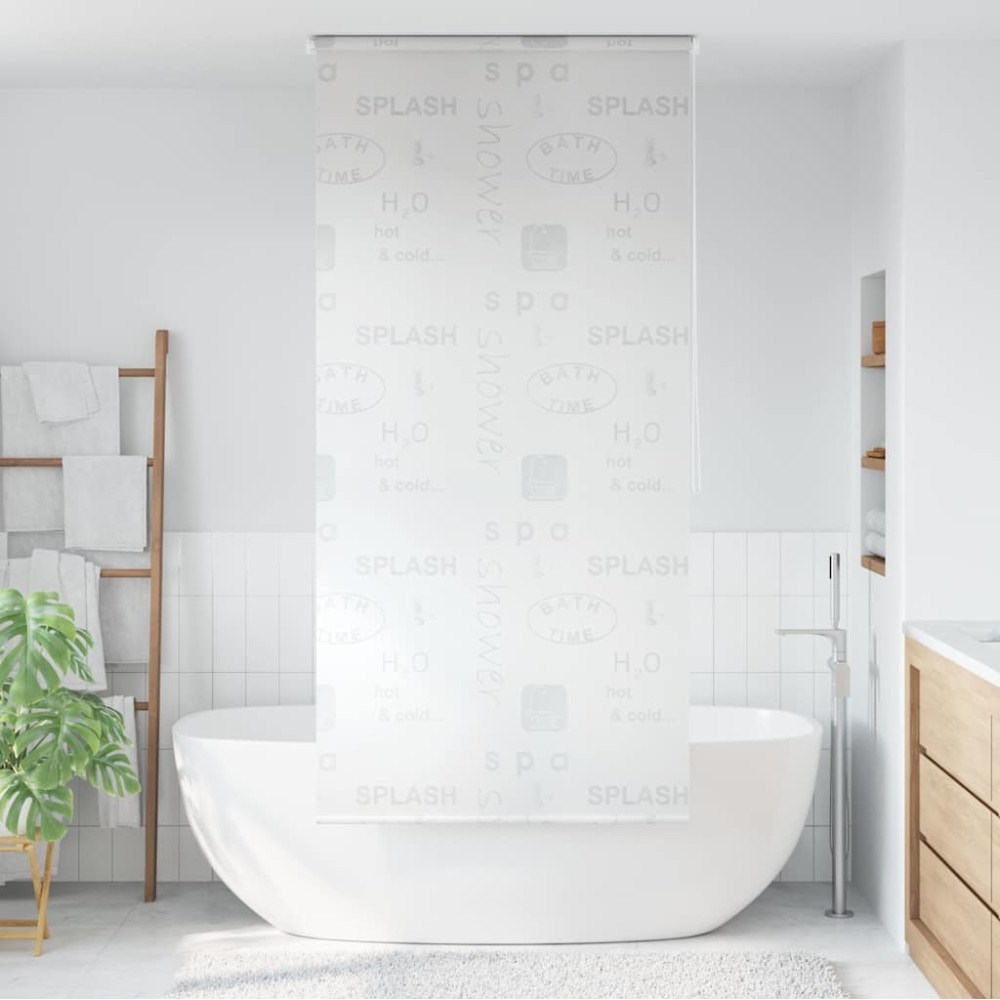 vidaXL Rullgardin för dusch 120x240 cm stänk