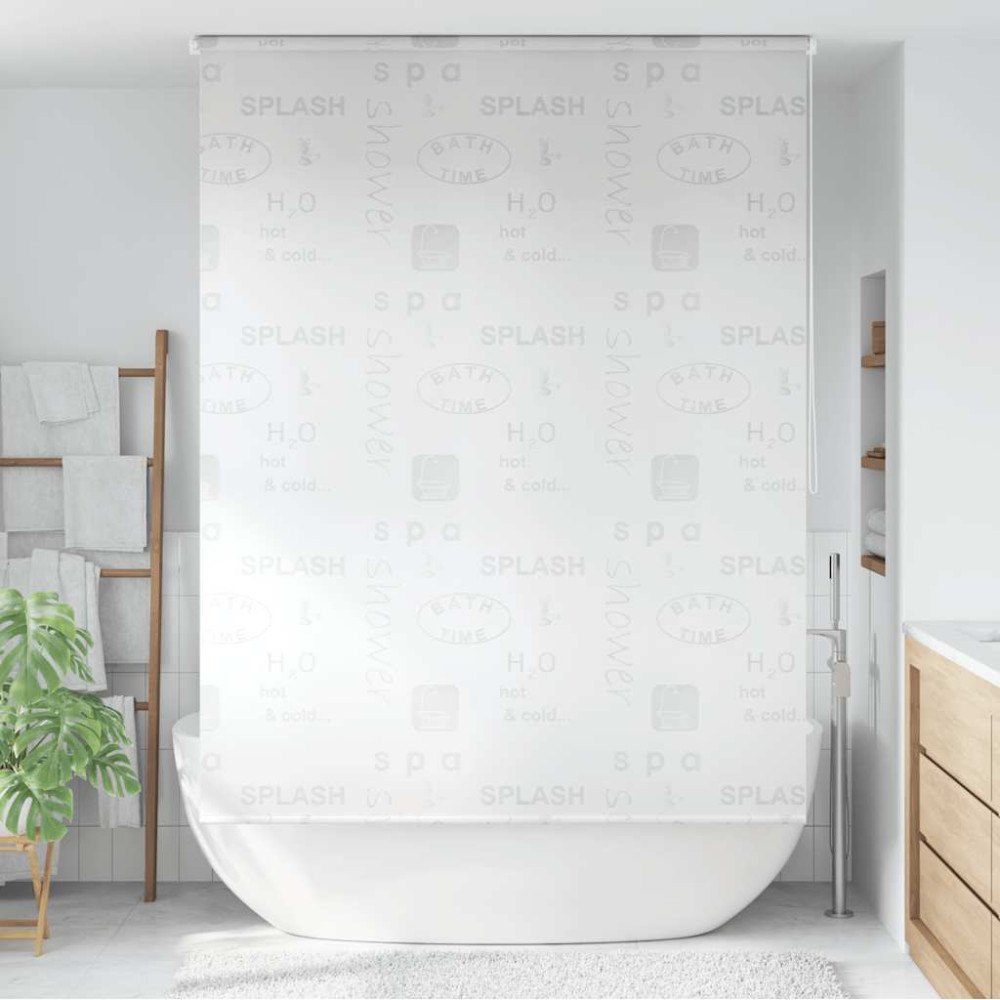 vidaXL Rullgardin för dusch 160x240 cm stänk