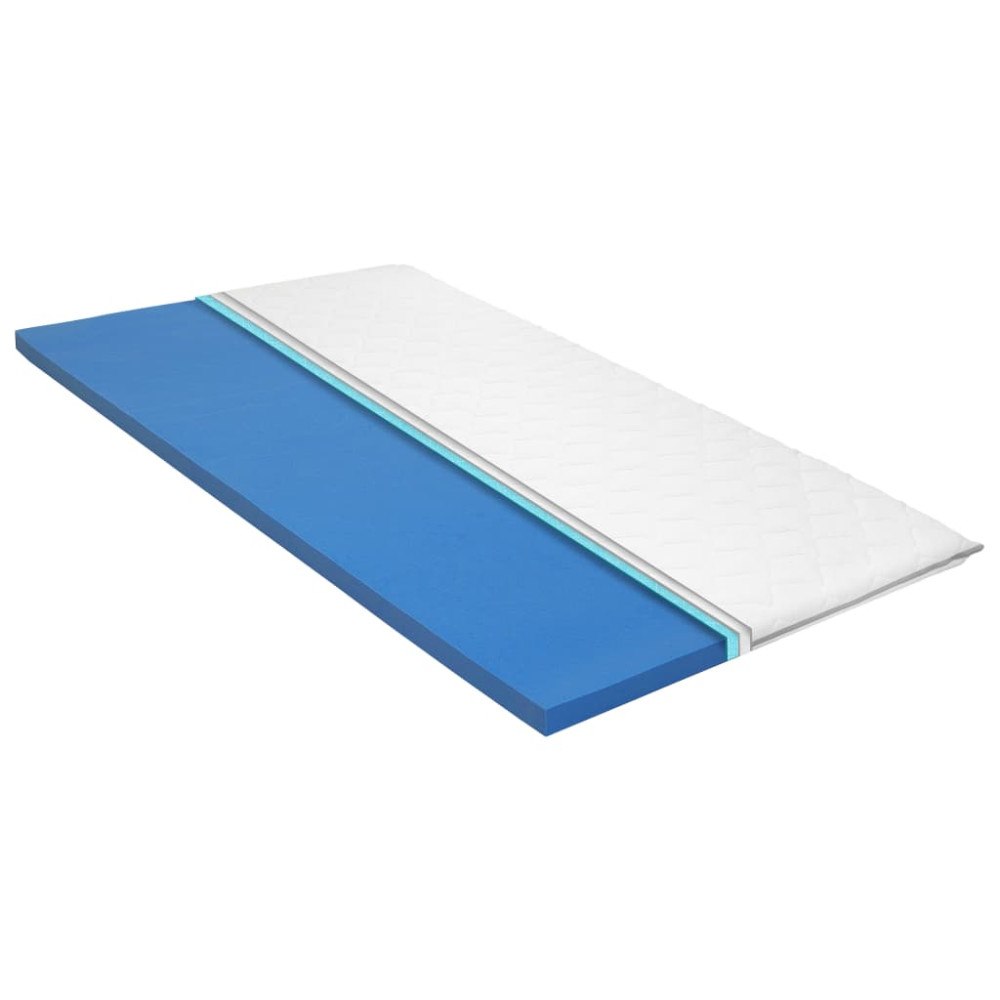 vidaXL Bäddmadrass 120x200 cm viskoelastiskt minnesskum 6 cm