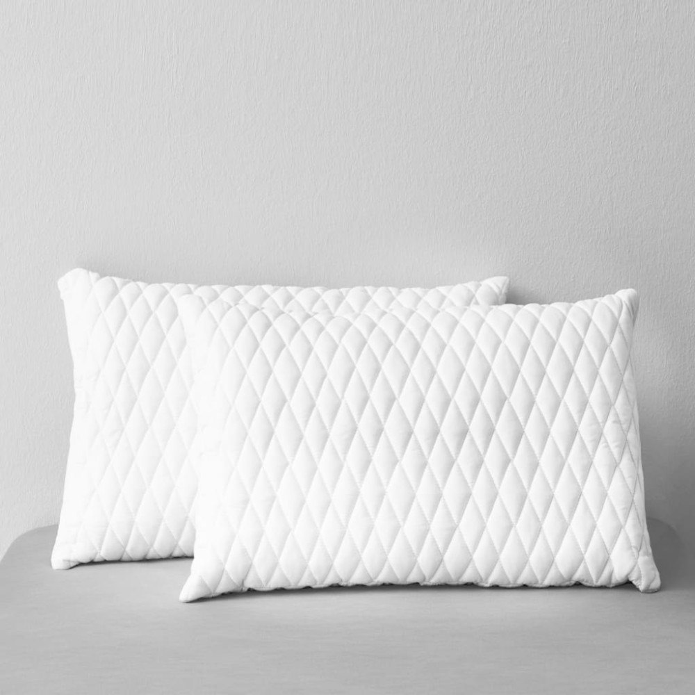 vidaXL Kudde 2 st 60x40x14 cm minnesskum