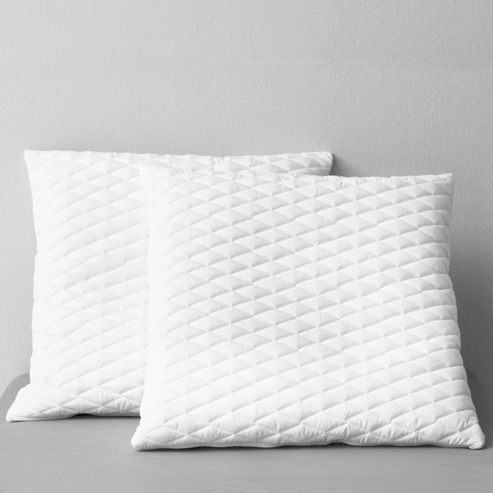 vidaXL Kudde 2 st 80x80x14 cm minnesskum