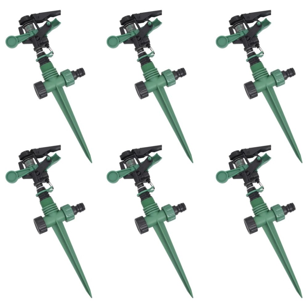vidaXL Vattensprinkler 6 st