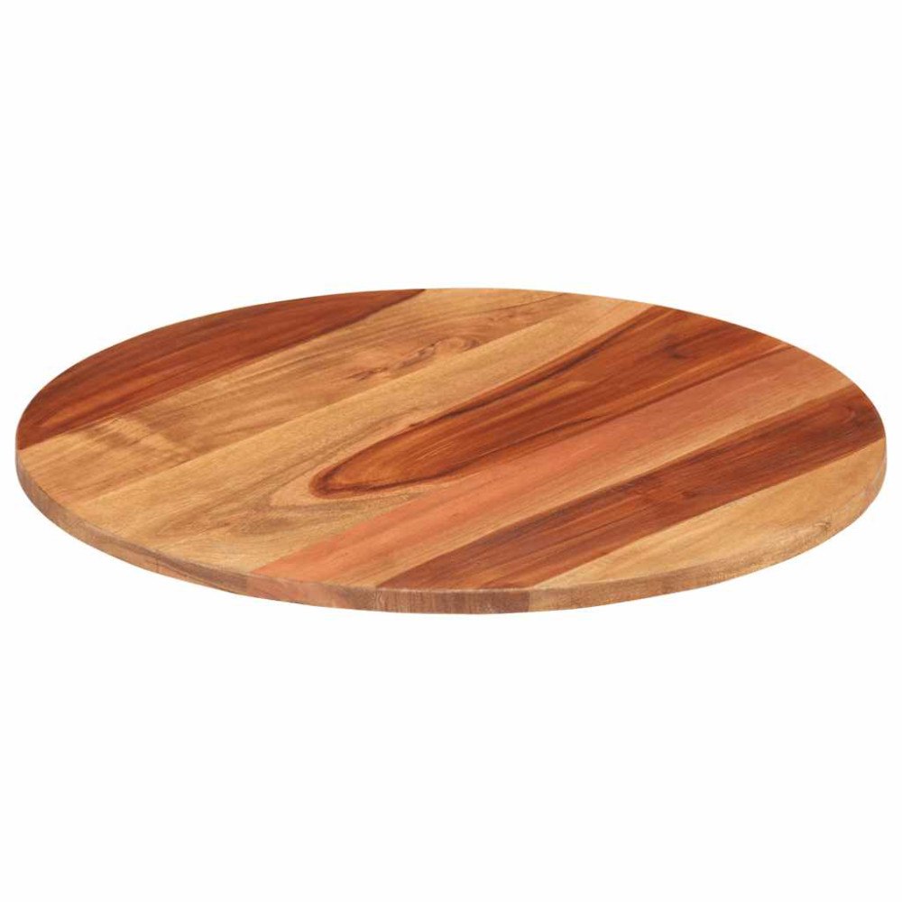 vidaXL Bordsskiva massivt akaciaträ rund 15-16 mm 40 cm