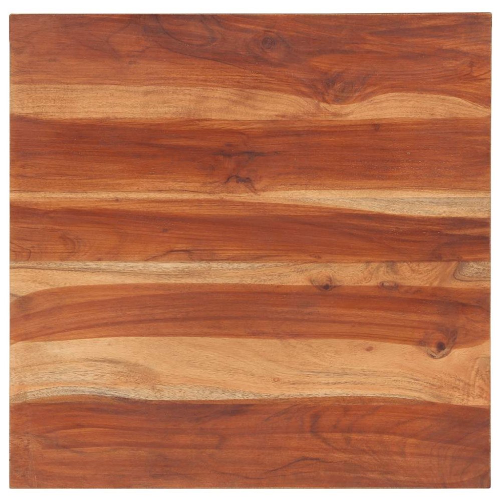 vidaXL Bordsskiva massivt akaciaträ 25-27 mm 60x60 cm