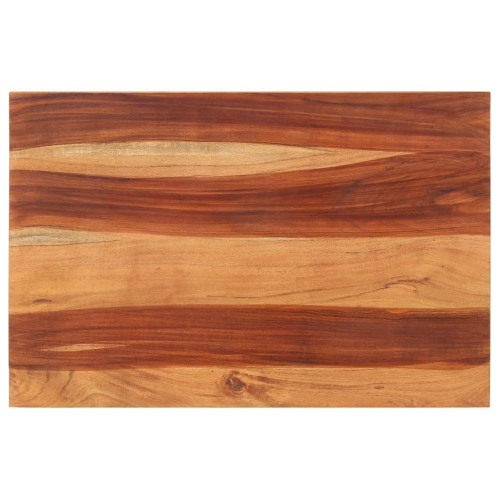 vidaXL Bordsskiva massivt akaciaträ 25-27 mm 60x90 cm