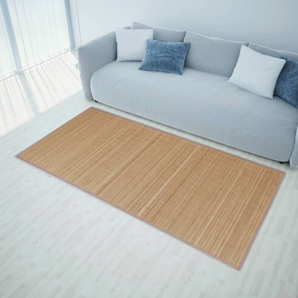 vidaXL Bambumatta rektangulär 150 x 200 cm