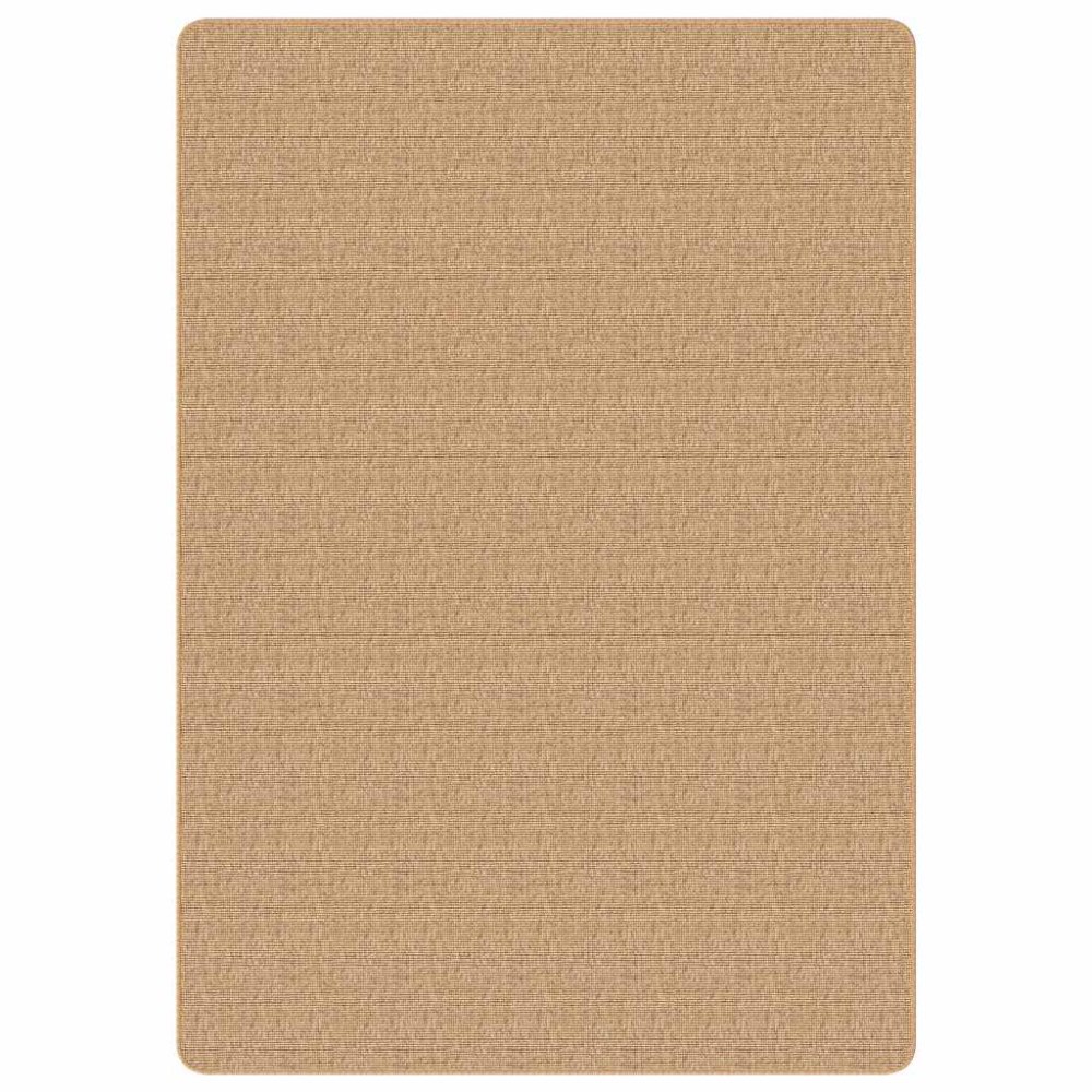 vidaXL Jutematta med latexundersida 140x200 cm naturlig