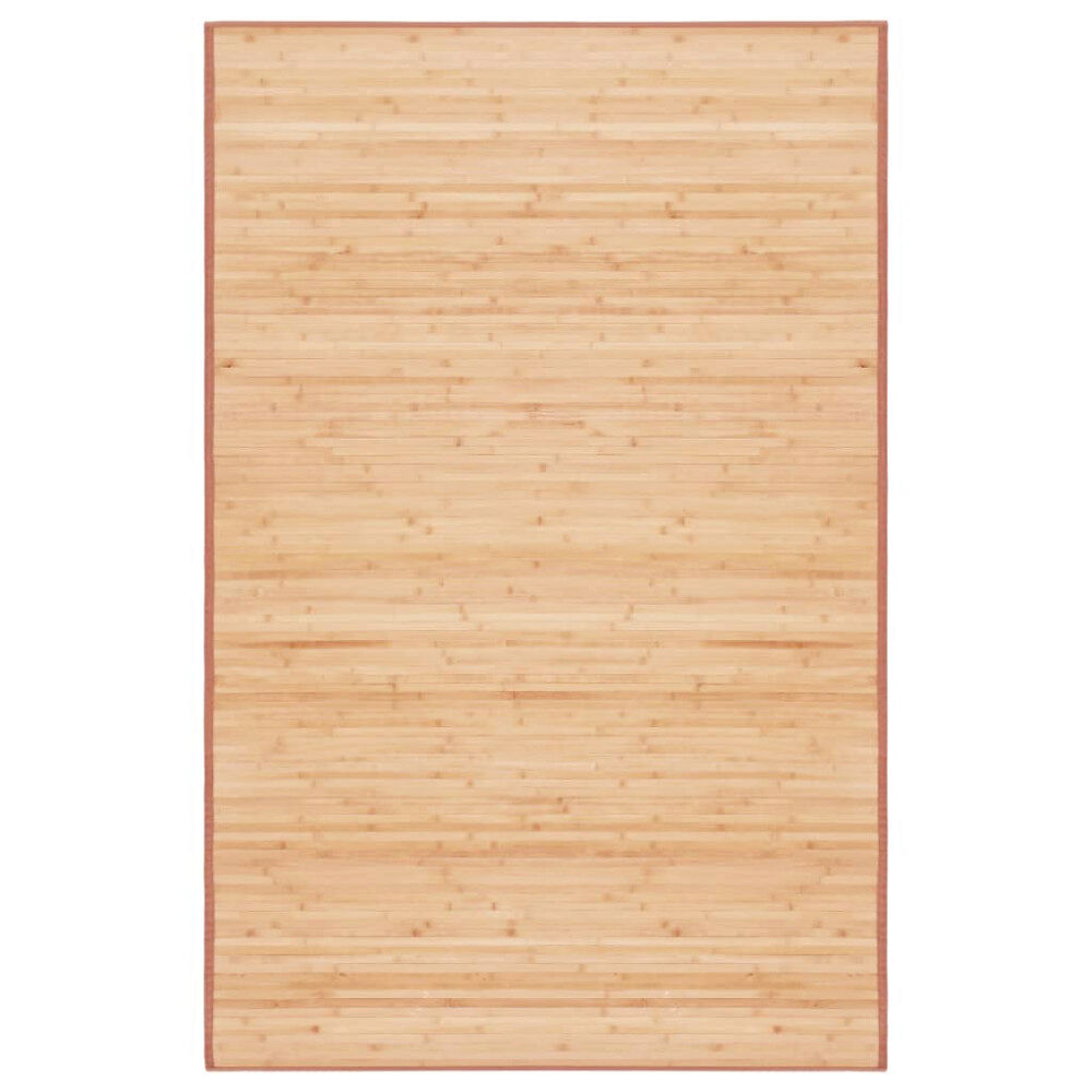 vidaXL Bambumatta 100x160 cm brun