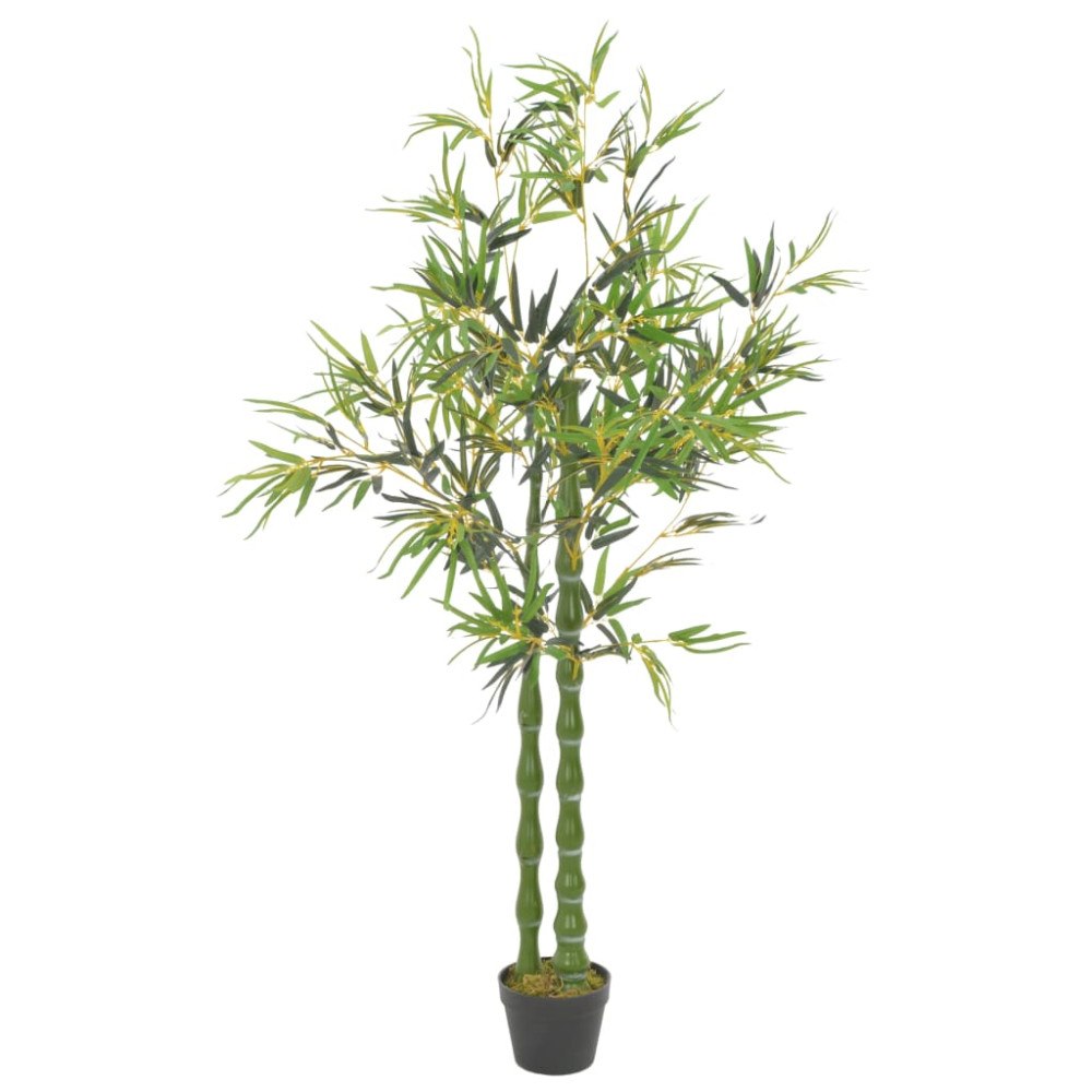 vidaXL Konstväxt Bambu med kruka 160 cm grön