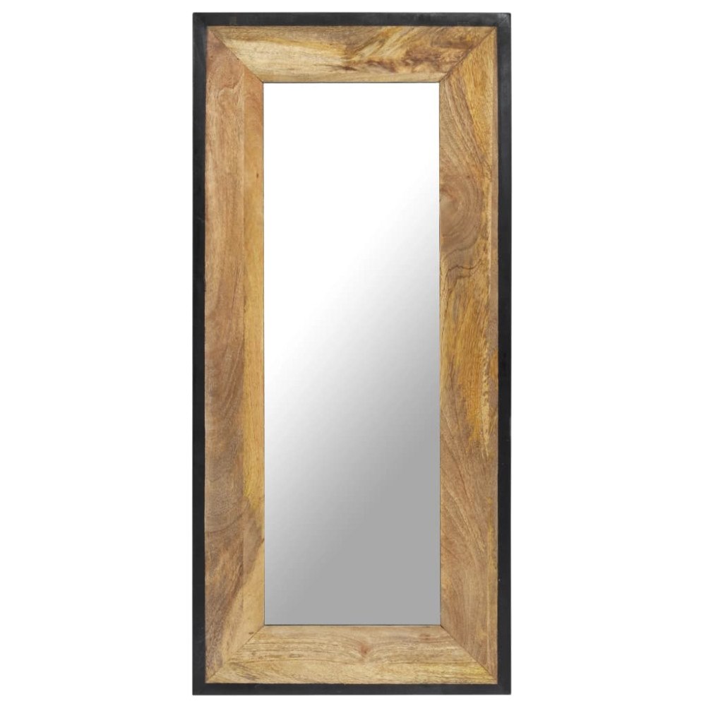 vidaXL Spegel 110x50 cm massivt mangoträ