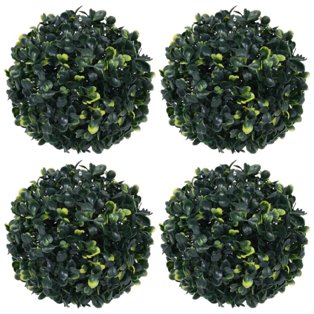 vidaXL Konstgjorda buxbombollar 4 st 12 cm