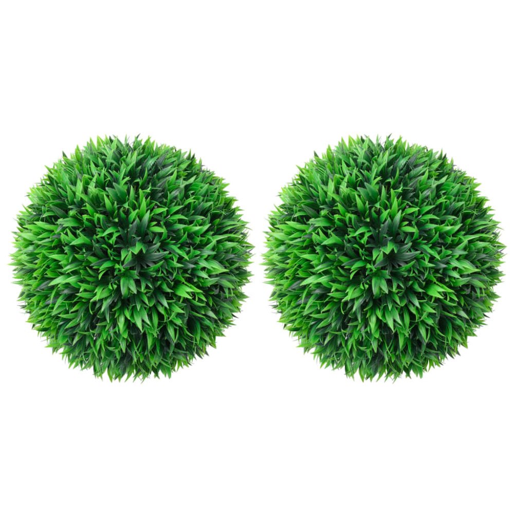 vidaXL Konstgjorda buxbombollar 2 st 38 cm