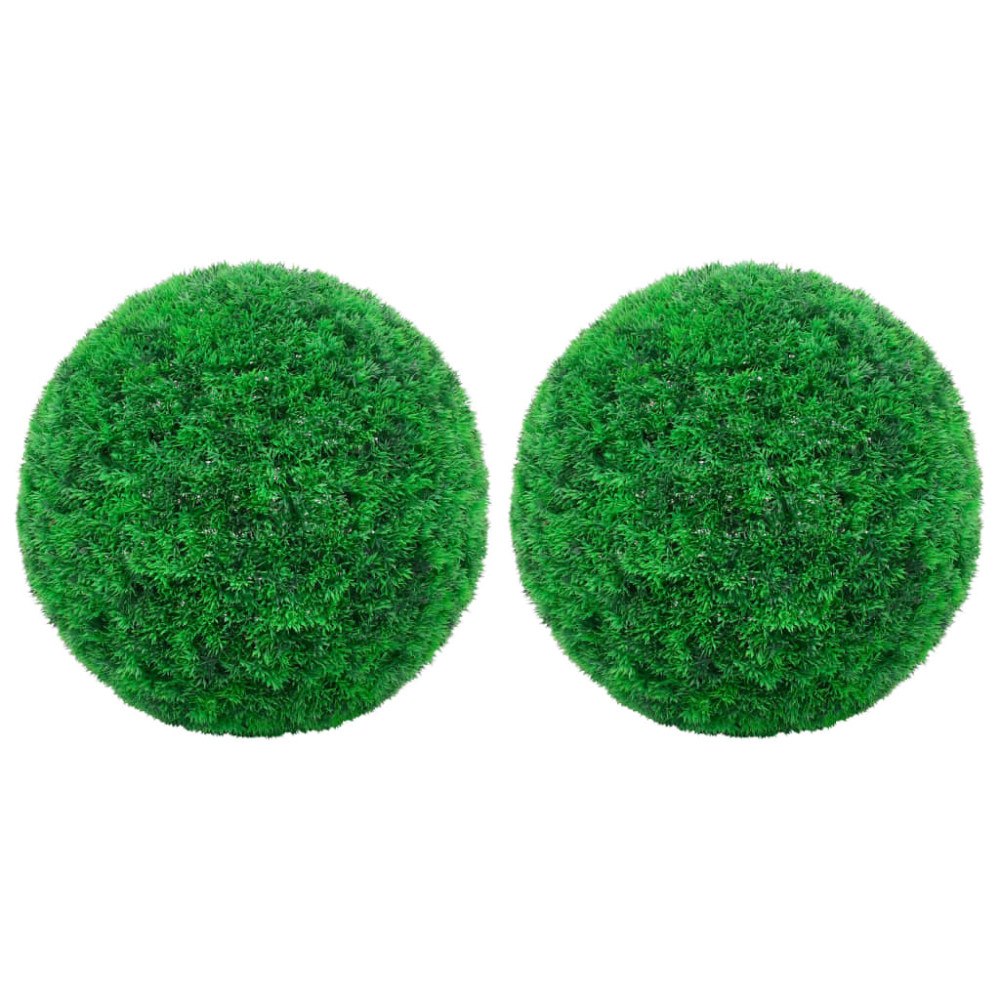 vidaXL Konstgjorda buxbombollar 2 st 45 cm