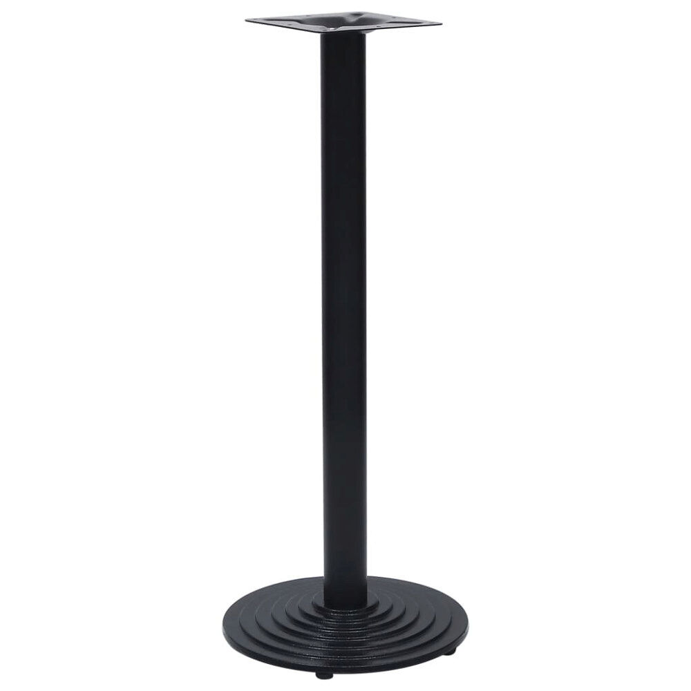 vidaXL Bistro bordsben svart Ø43x107 cm gjutjärn