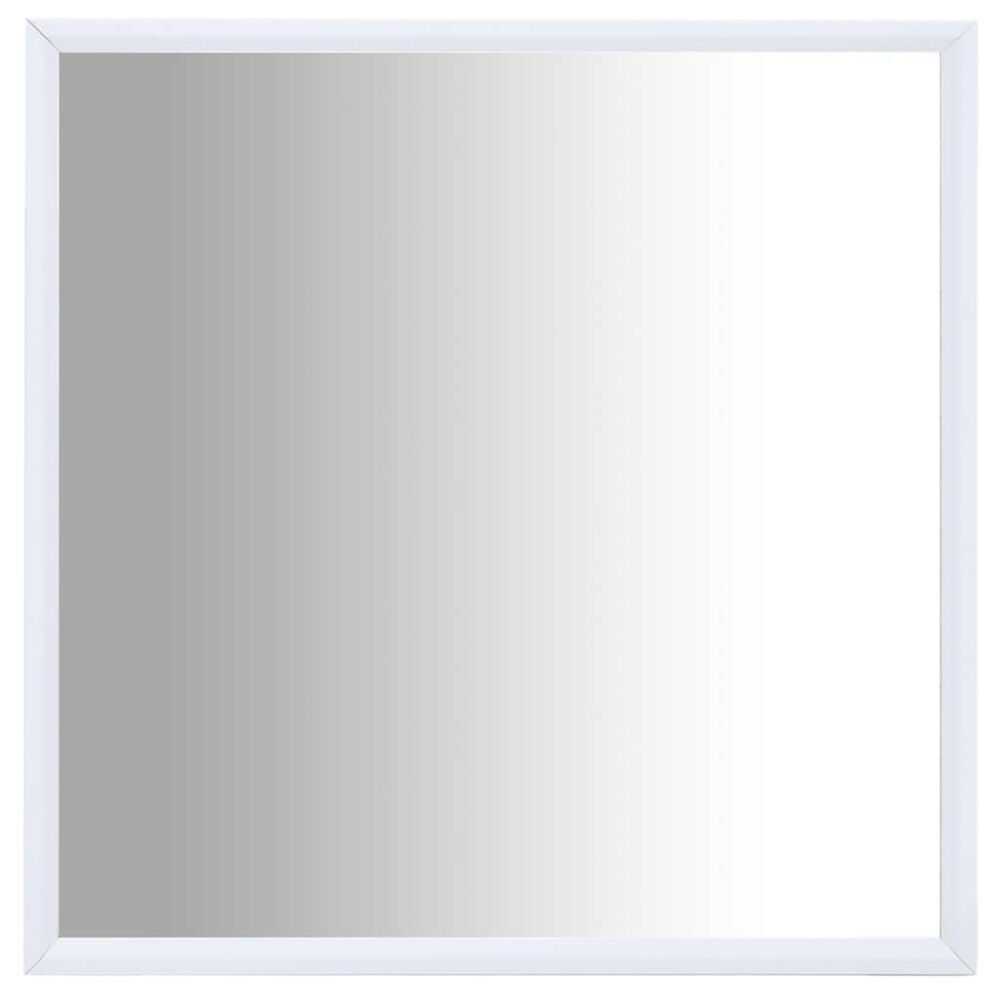 vidaXL Spegel vit 40x40 cm