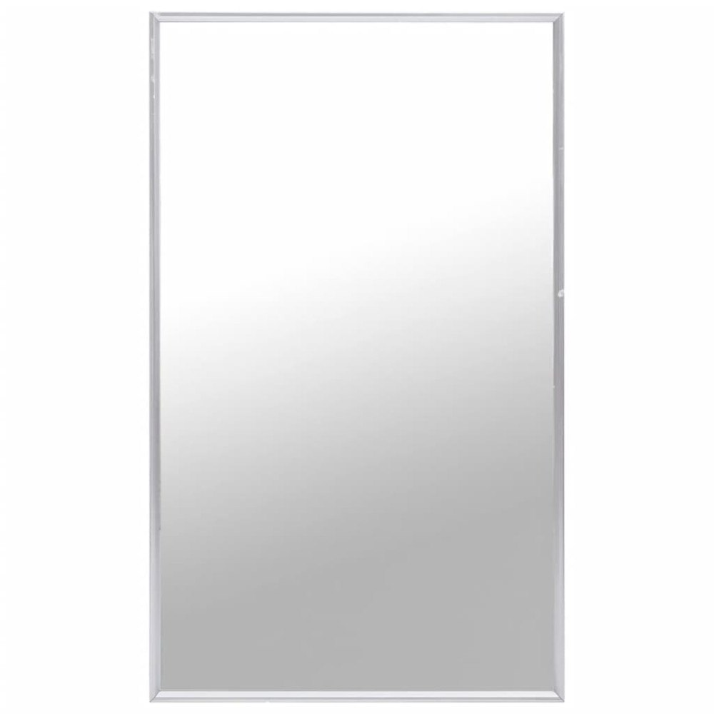 vidaXL Väggspegel silver 100x60 cm