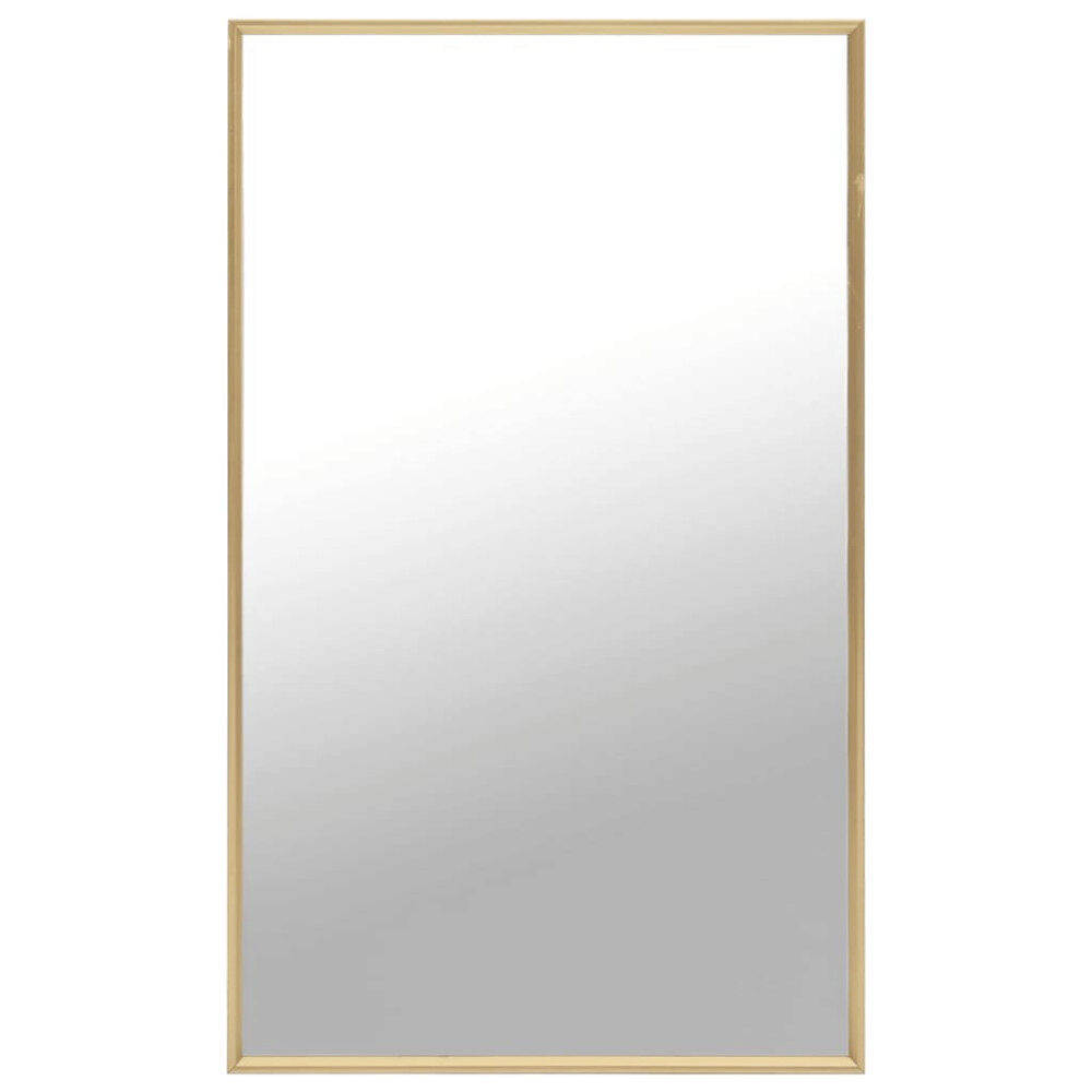 vidaXL Väggspegel guld 100x60 cm