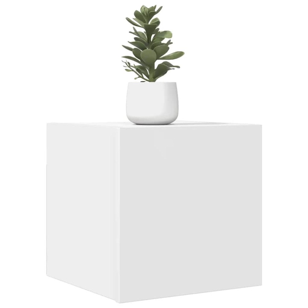 vidaXL Väggmonterade tv-skåp 4 st vit 30,5x30x30 cm