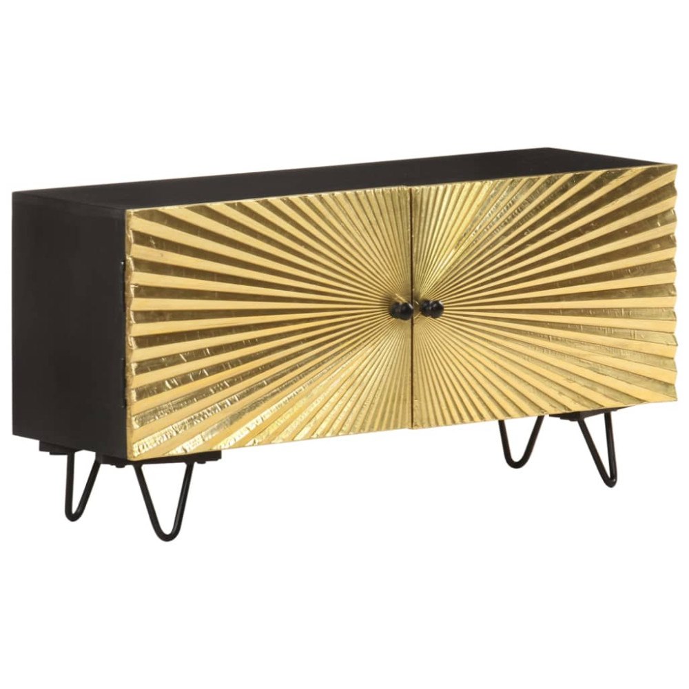 vidaXL TV-bänk 90x30x45 cm massivt mangoträ