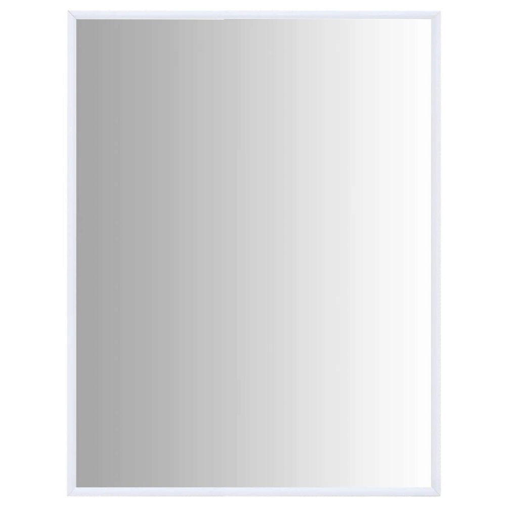 vidaXL Väggspegel 80x60 cm vit