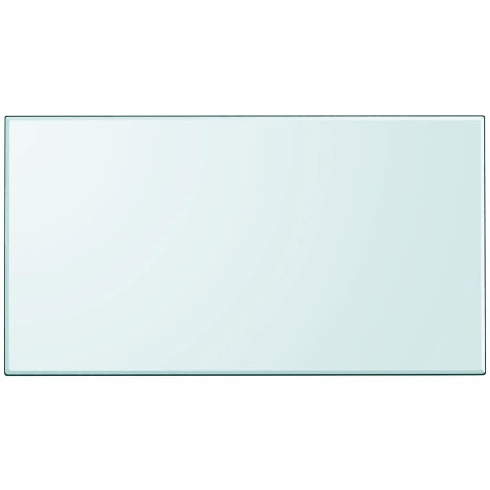 vidaXL Bordsskiva härdat glas rektangulär 1200x650 mm