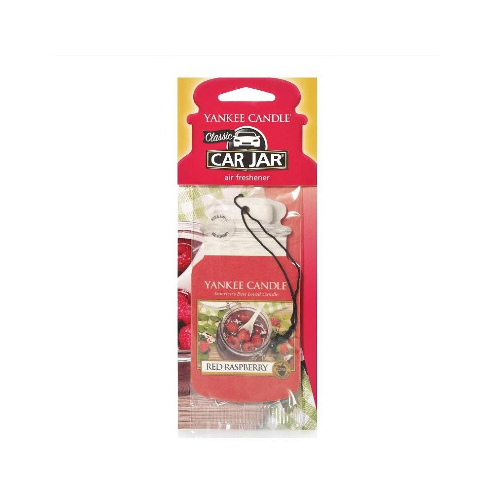 Yankee Candle Car Jar Air Freshener Red Raspberry