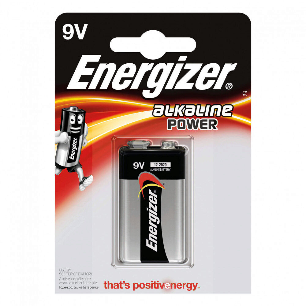 ENERGIZER Batteri 9V/6LR61 Alkaline Power 1-pack