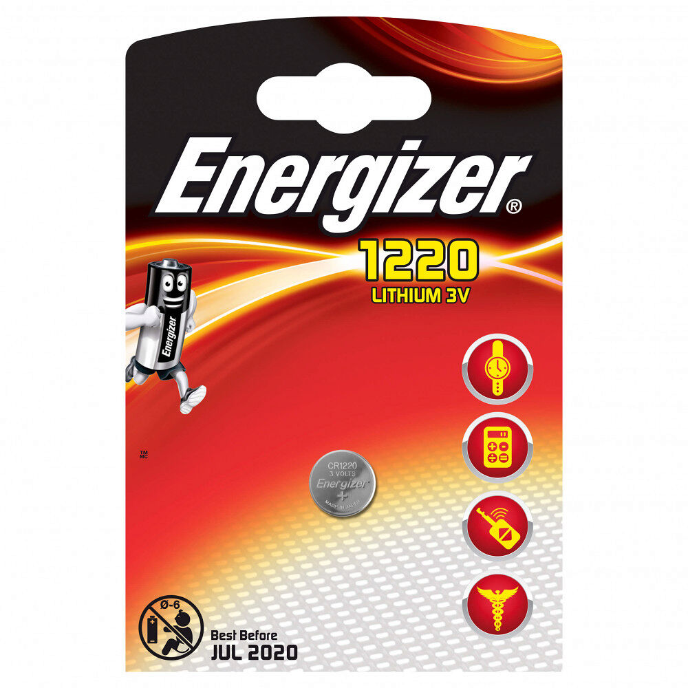 ENERGIZER Batteri CR1220 Lithium 1-pack