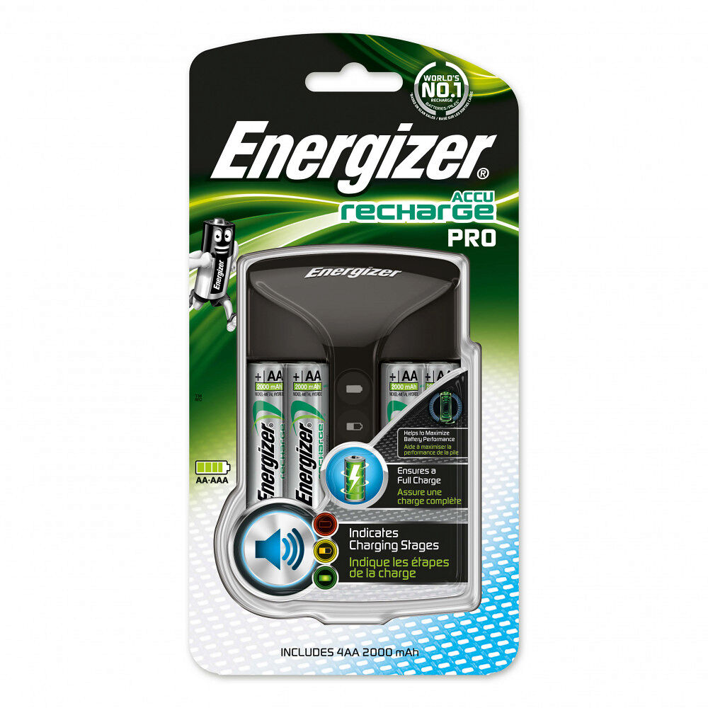 ENERGIZER Laddare Procharger 4x AA 2000mAh