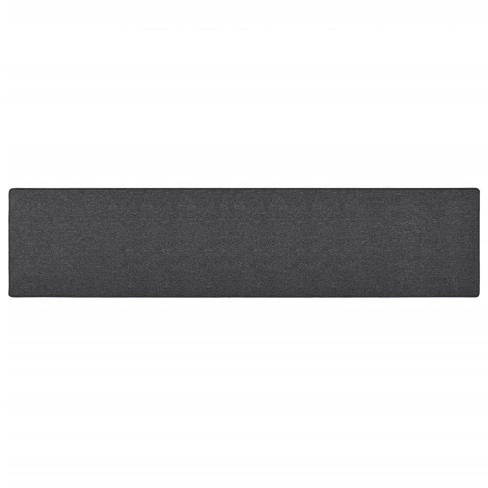 vidaXL Gångmatta antracit 50x250 cm