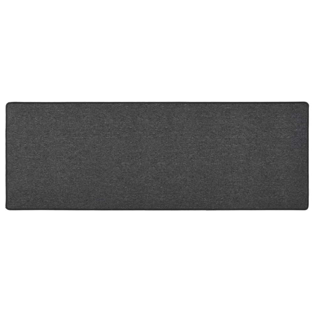 vidaXL Gångmatta antracit 80x250 cm