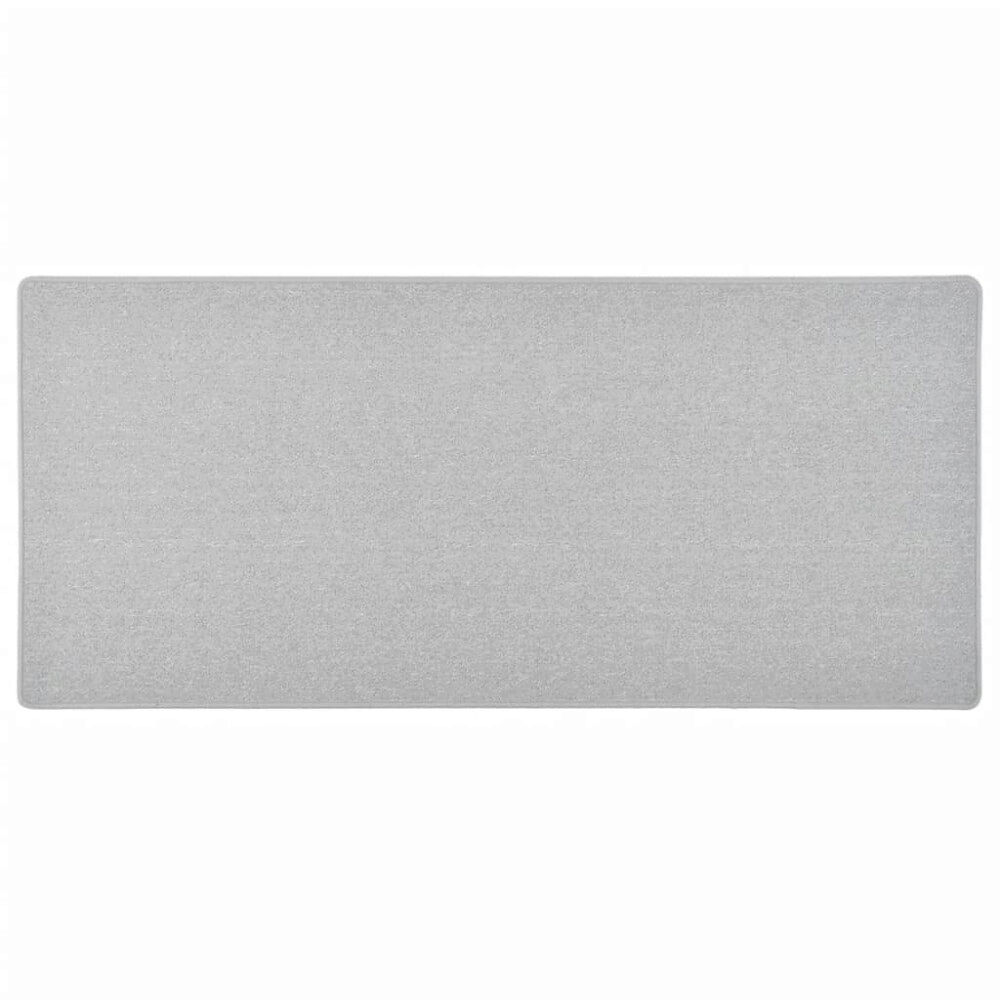 vidaXL Gångmatta ljusgrå 50x100 cm