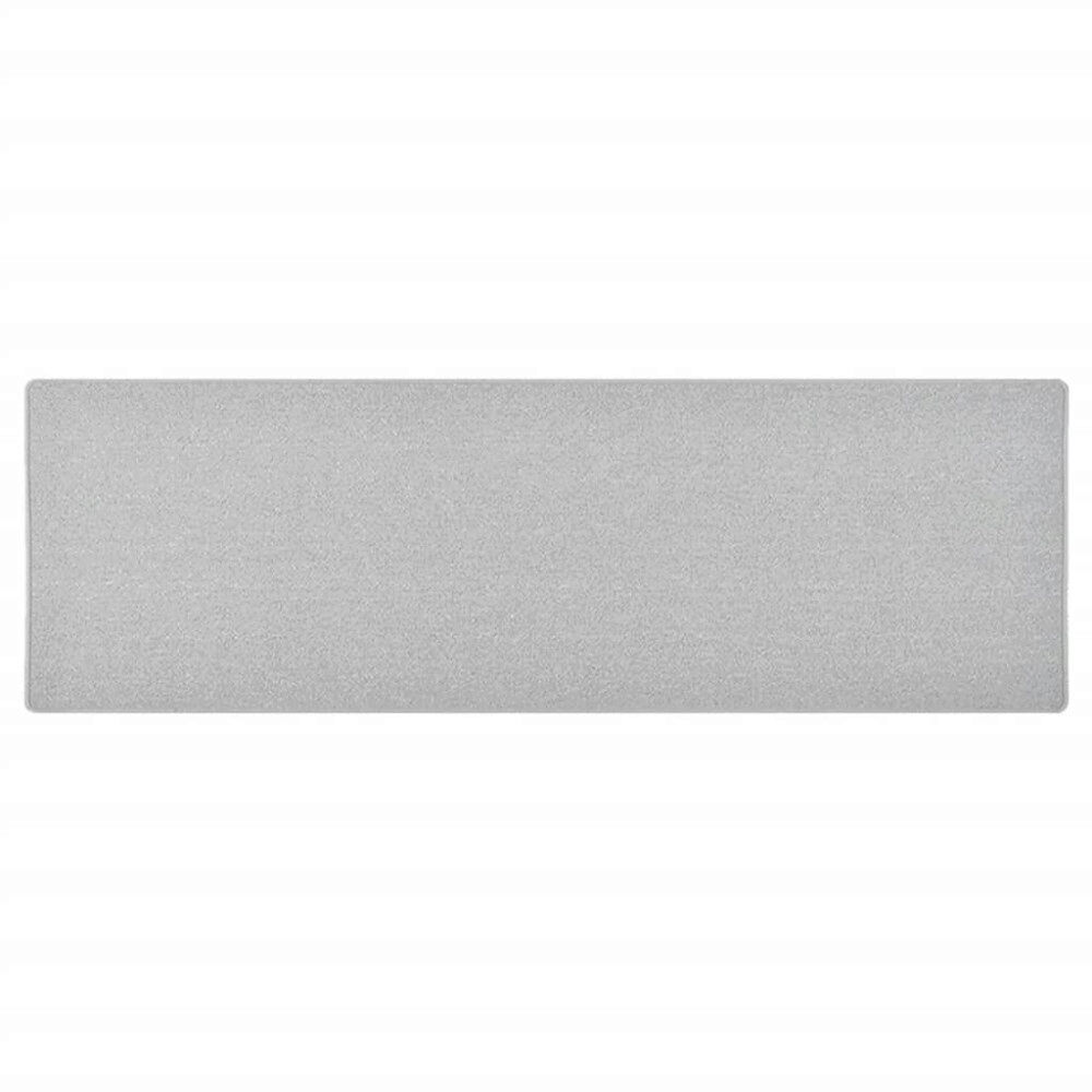 vidaXL Gångmatta ljusgrå 80x250 cm