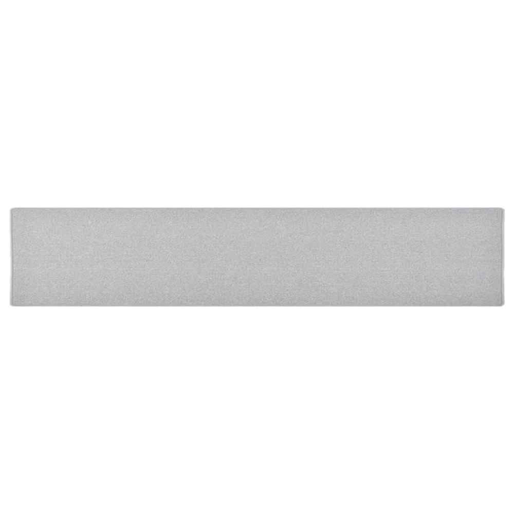 vidaXL Gångmatta ljusgrå 80x400 cm