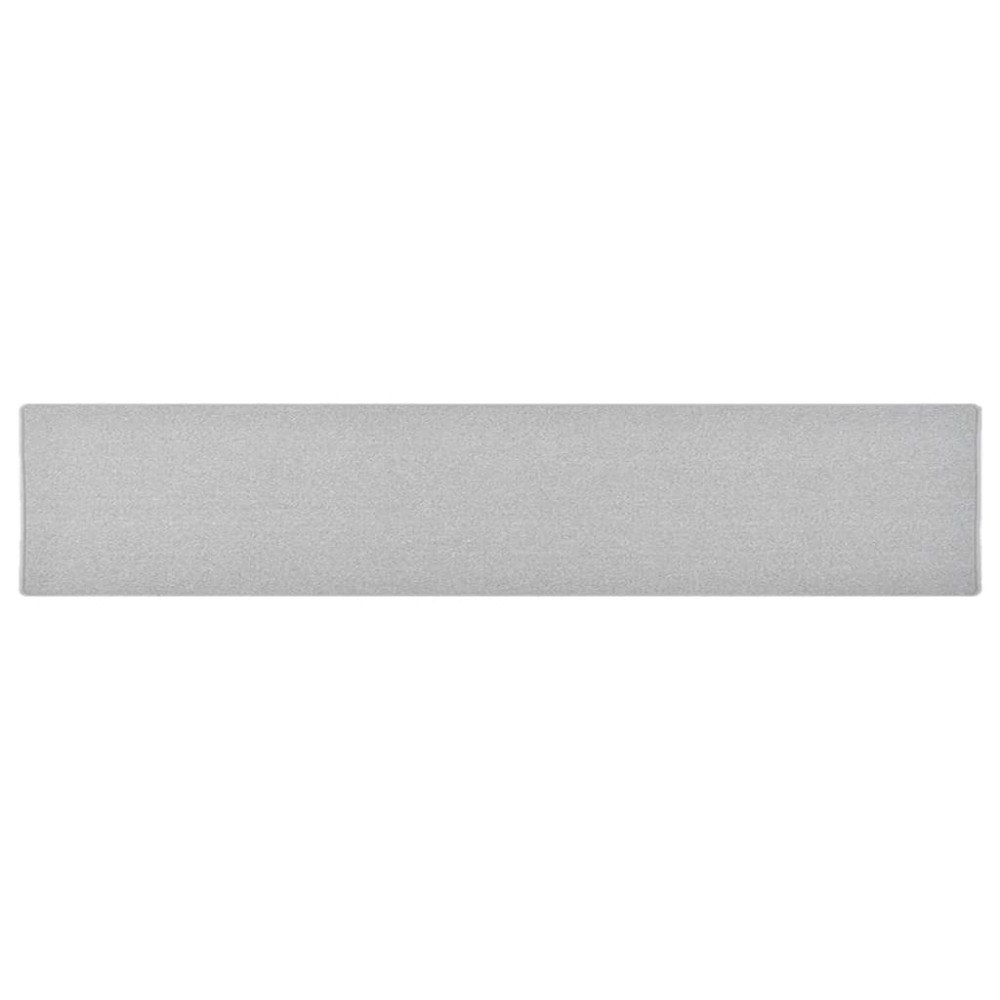 vidaXL Gångmatta ljusgrå 80x400 cm