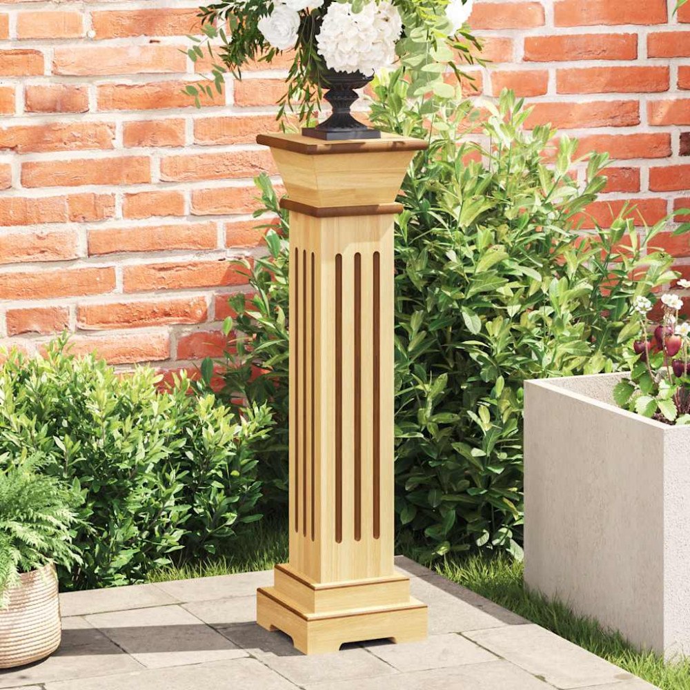 vidaXL Klassisk blompelare natur 17x17x66 cm MDF