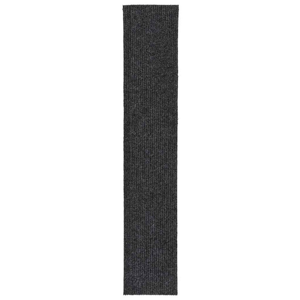 vidaXL Gångmatta 100x500 cm antracit