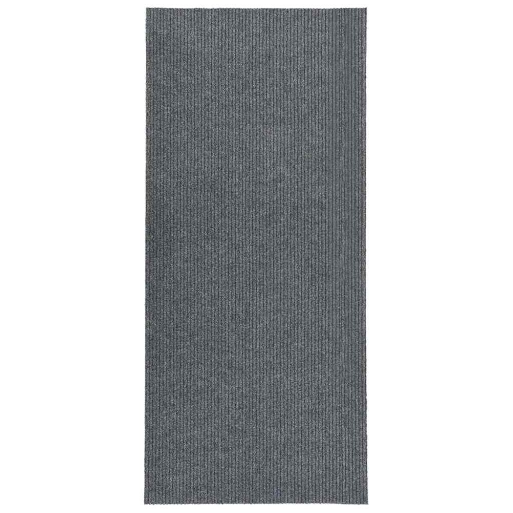 vidaXL Gångmatta 100x250 cm grå