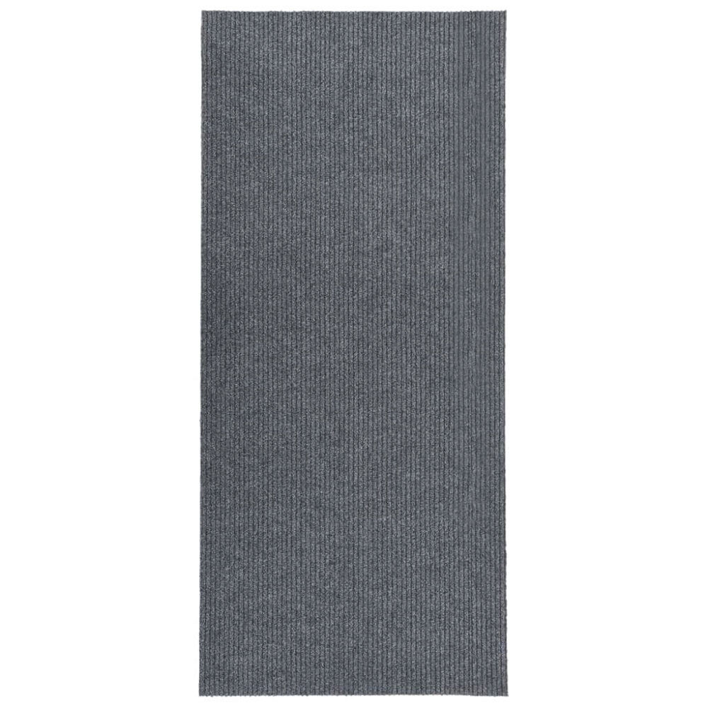vidaXL Gångmatta 100x250 cm grå