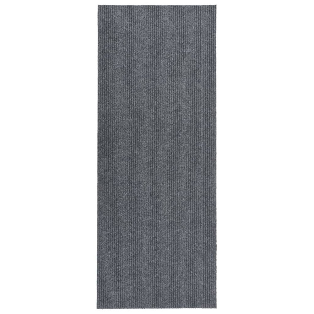 vidaXL Gångmatta 100x300 cm grå